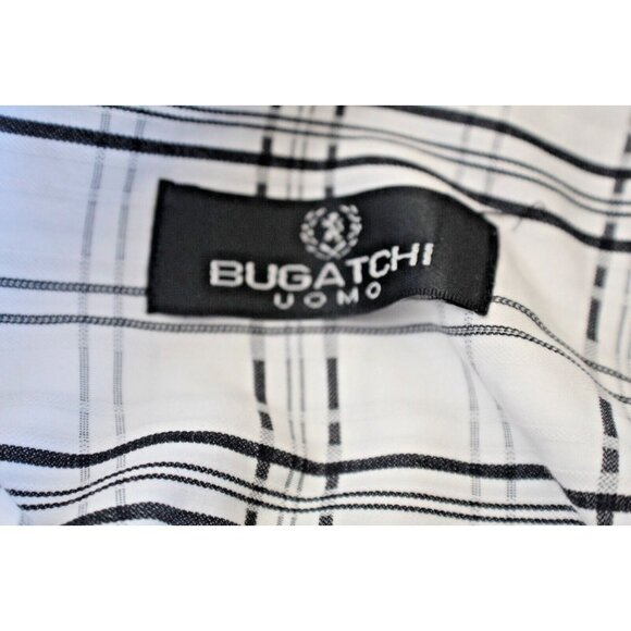 Bugatchi Uomo Button Up Shirt Men's Size M - SEE PHOTOS - Picture 7 of 7